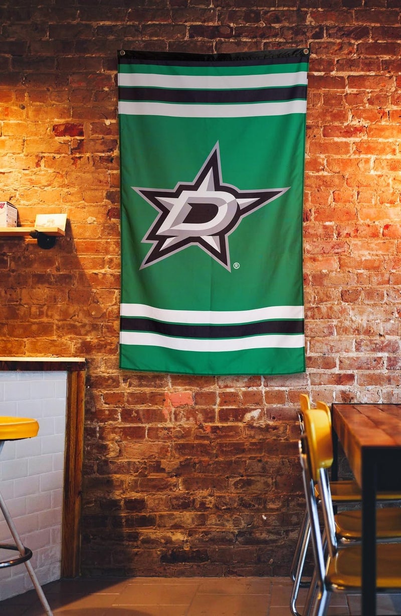 Calhoun NHL Officially Licensed Indoor Team Logo Wall Banner - Dallas Stars (30" by 50") - Image 2